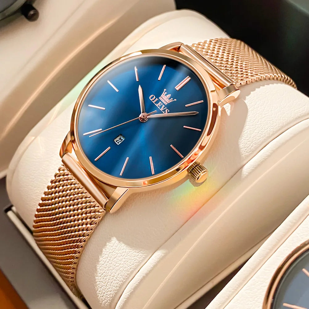 Orologio da Polso Donna Quarzo Quadrante Acciaio Inossidabile Classico Elegante