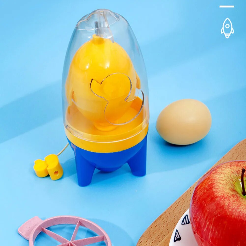 Eigelb-Shaker Gadget Goldene Eier Schneebesen Rührei Mixer Küchenzubehör