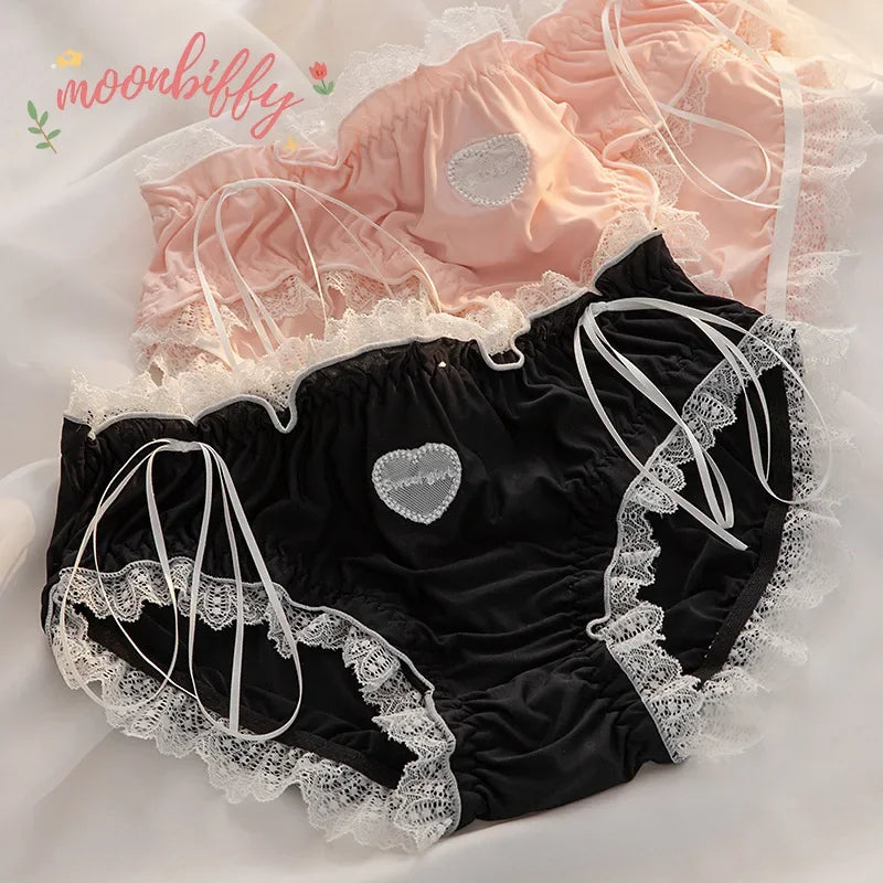 Frauen Sexy Lolita Schlüpfer Tanga Höschen Slip Dessous Unterwäsche Panties