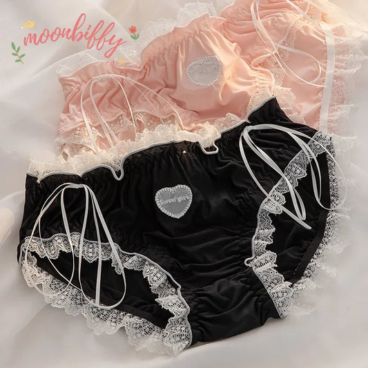 Frauen Sexy Lolita Schlüpfer Tanga Höschen Slip Dessous Unterwäsche Panties