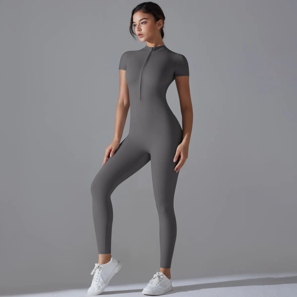Tuta intera Sportiva Donna Rompers Pantaloni Yoga Palestra Sexy Jumpsuit Tutina