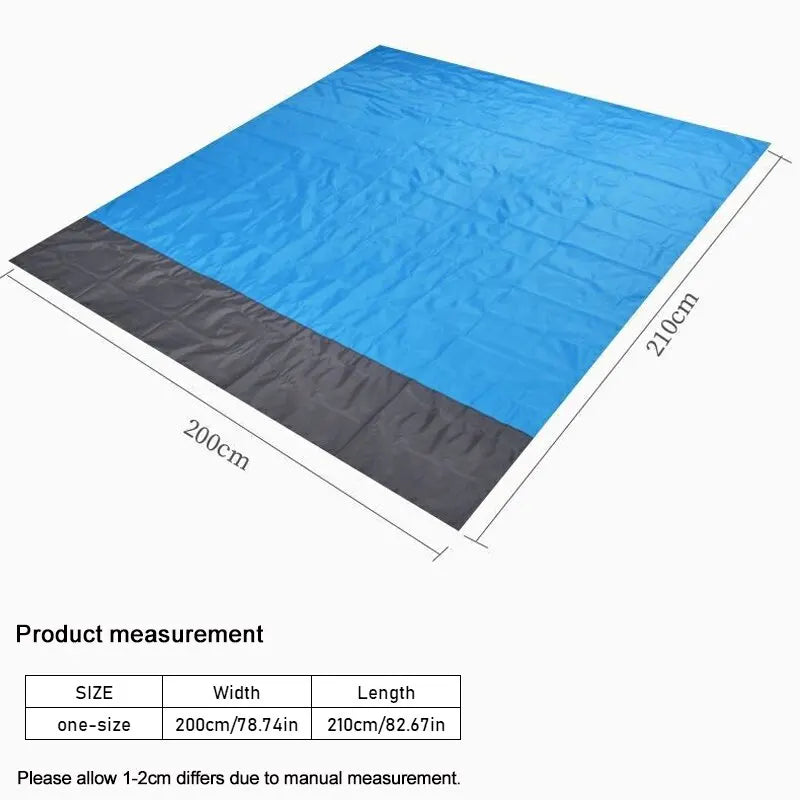 Picknickdecke Strandmatte Stranddecke Campingmatte Matte Decke Strandlaken