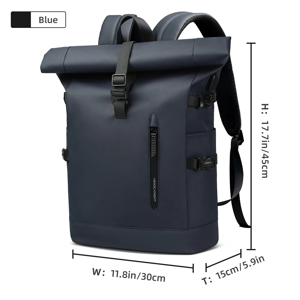 Kurierrucksack RollTop Rucksack Herren 36-55L wasserdicht Laptop Tasche Damen