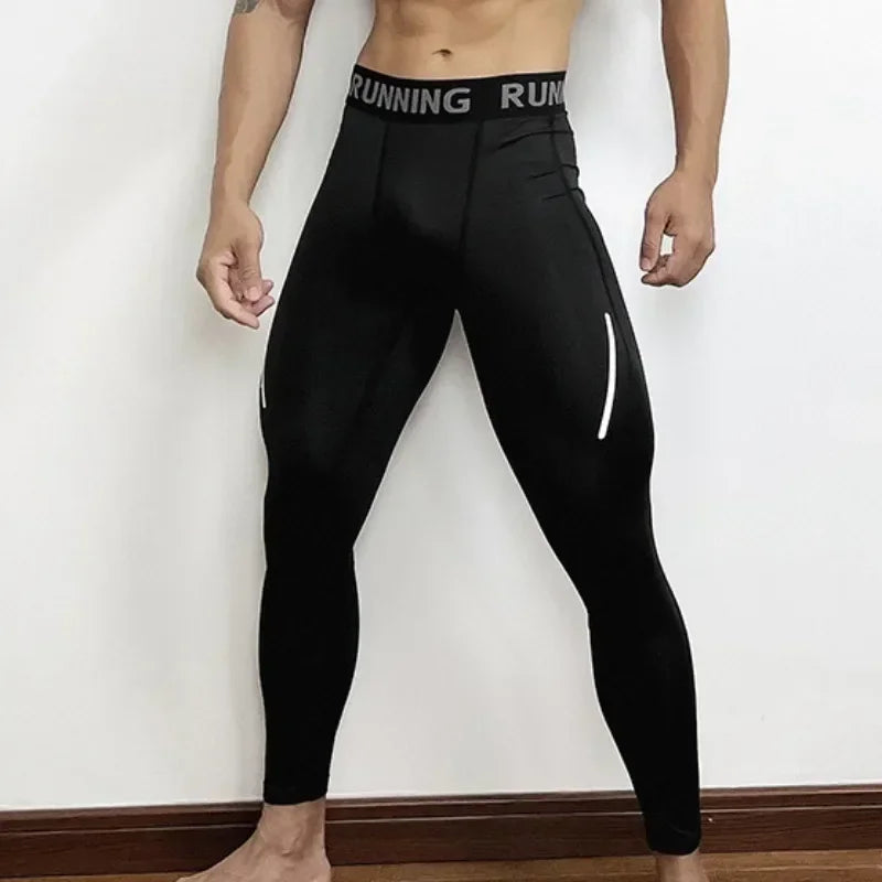 Herren Leggings Sporthose Jogginghose Trainingshose Lauf Hose Kompressionshose