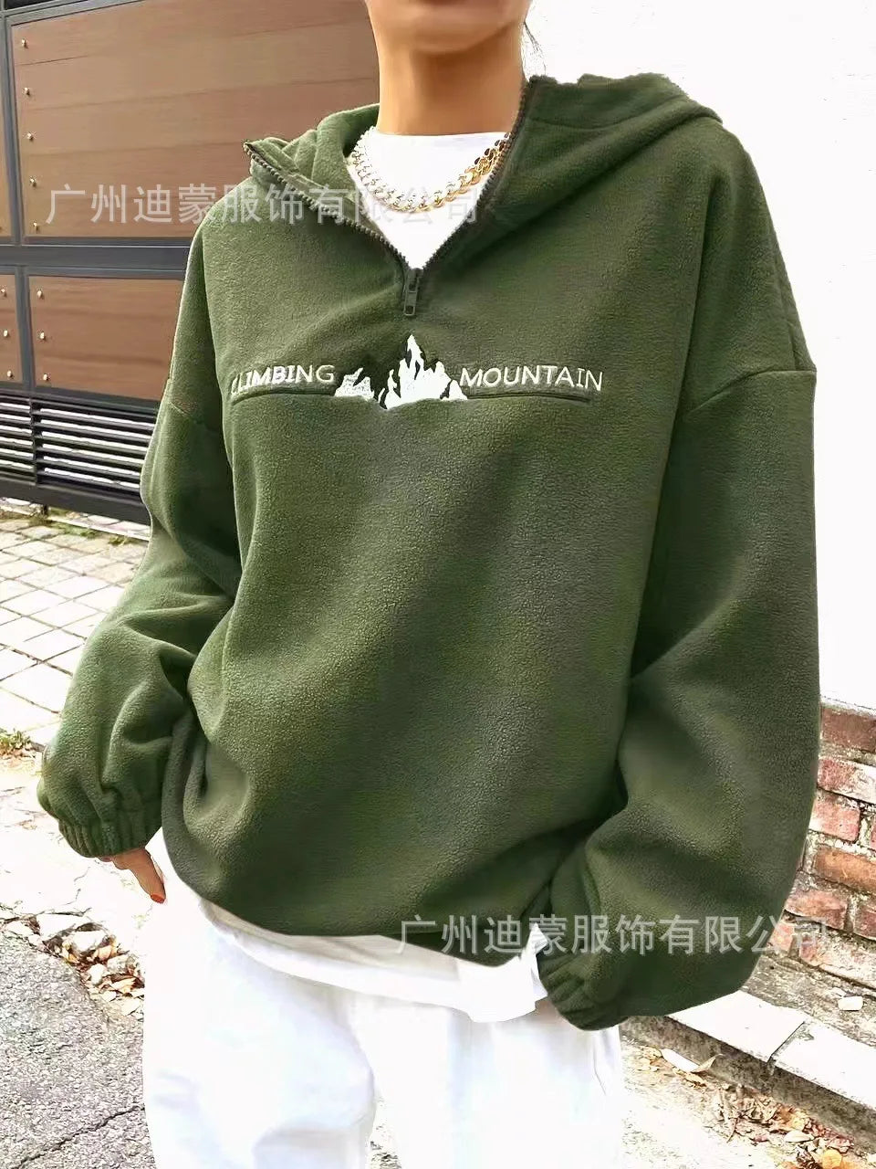 Kapuzenpullover Sweatshirt Hoodie Pulli Damen Kapuzenpulli Shirt Hoody Zip-up