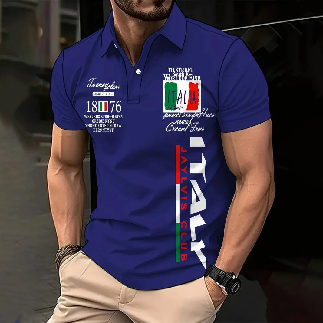 Herren Poloshirt POLO Shirt T-Shirt Kurzarm Zipper Hemd Fashion Polohemd NEU