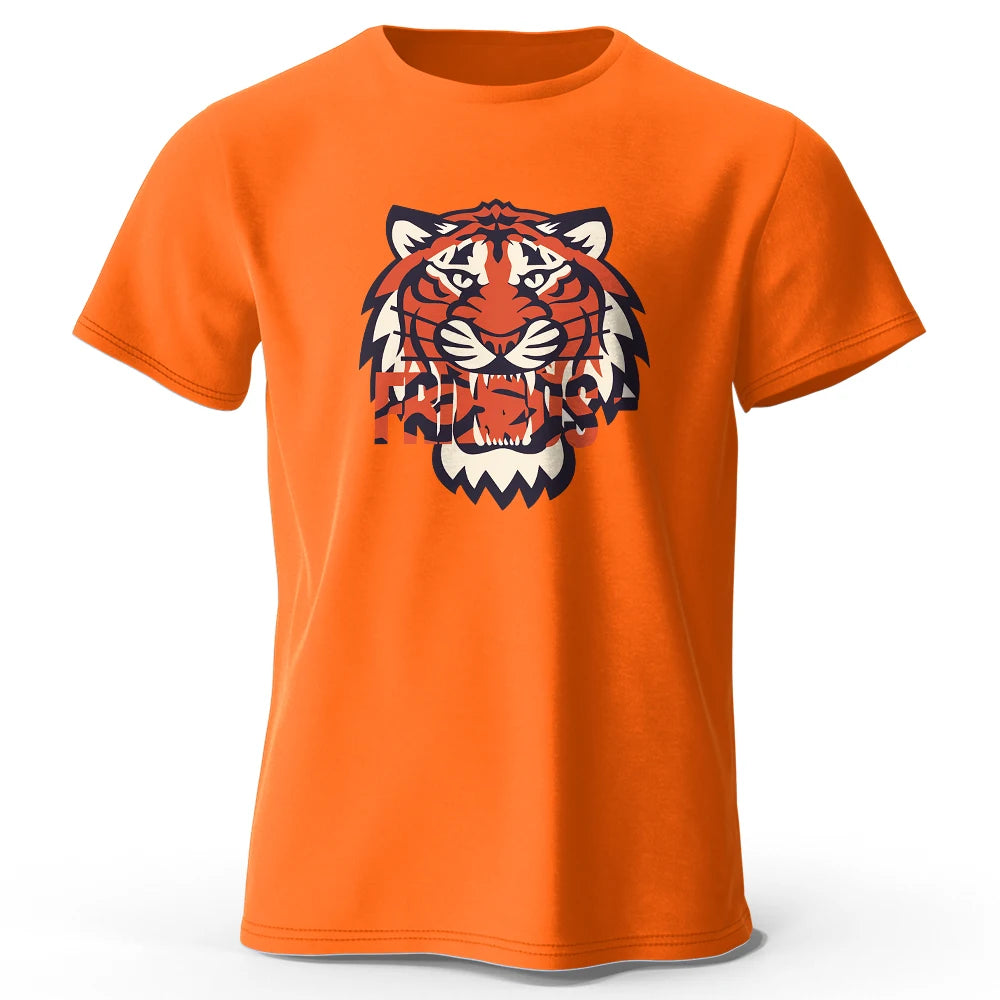Männer T-Shirt Tiger Herrenmode Shirts Hemden Streetwear 100% Baumwolle Tank Top