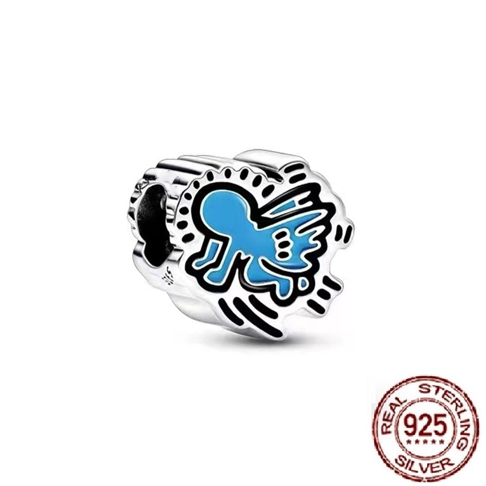 Charms Anhänger 925 Sterling Silber Charm Armband verschiedene Themen Damen Geschenk