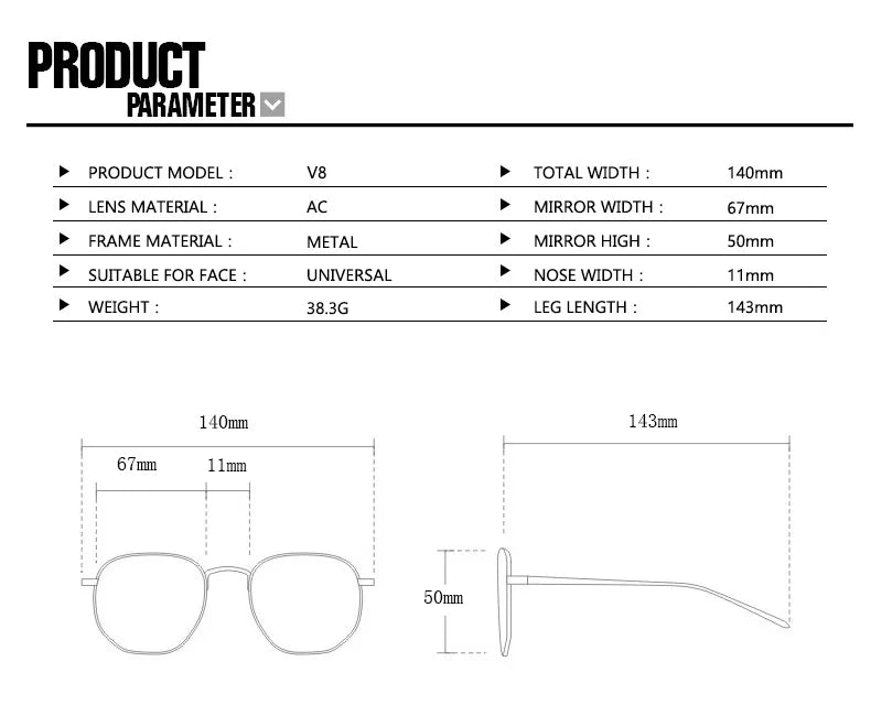 Occhiali da sole ovali oversize per donna e uomo Fotocromatici Polarizzati UV400