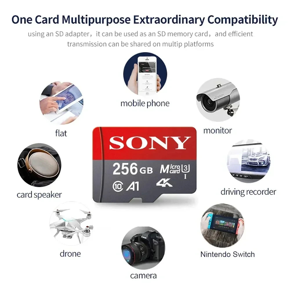 ULTRA Micro SD Karte 64 128GB 256GB 512GB 1TB Speicherkarte TF-Flash-Karte