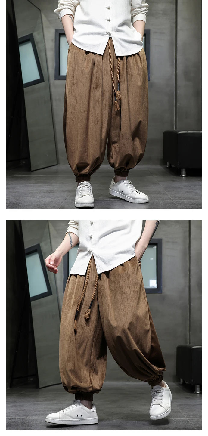 Männer Hose Haremshosen Pumphosen Pluderhosen Hosenrock Herrenrock Kilt Jogger