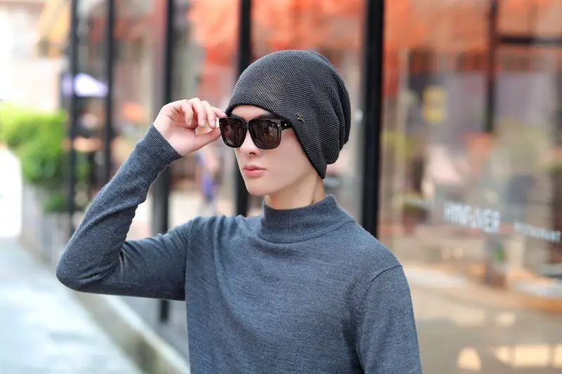 Warme Herren Damen Wintermütze Woll Mütze Fashion Strickmütze Kappe Hut Unisex