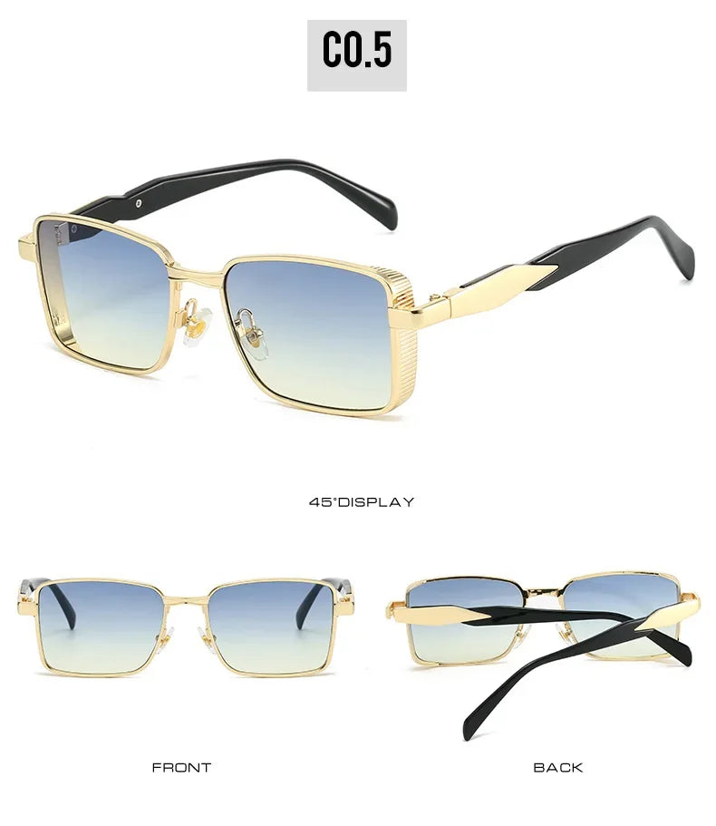 Herren Sonnenbrille Designer Luxus Männer Vintage Brille Pilotenbrille UV400
