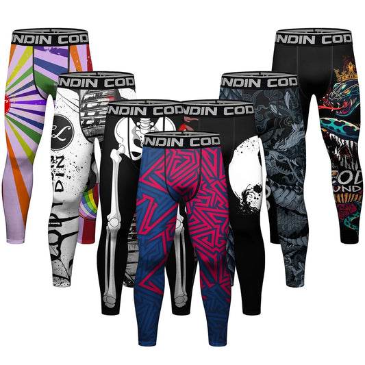 Herren Leggings Sporthose Jogginghose Trainingshose Lauf Hose Kompressionshose