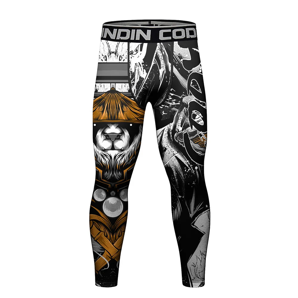 Herren Leggings Sporthose Jogginghose Trainingshose Lauf Hose Kompressionshose