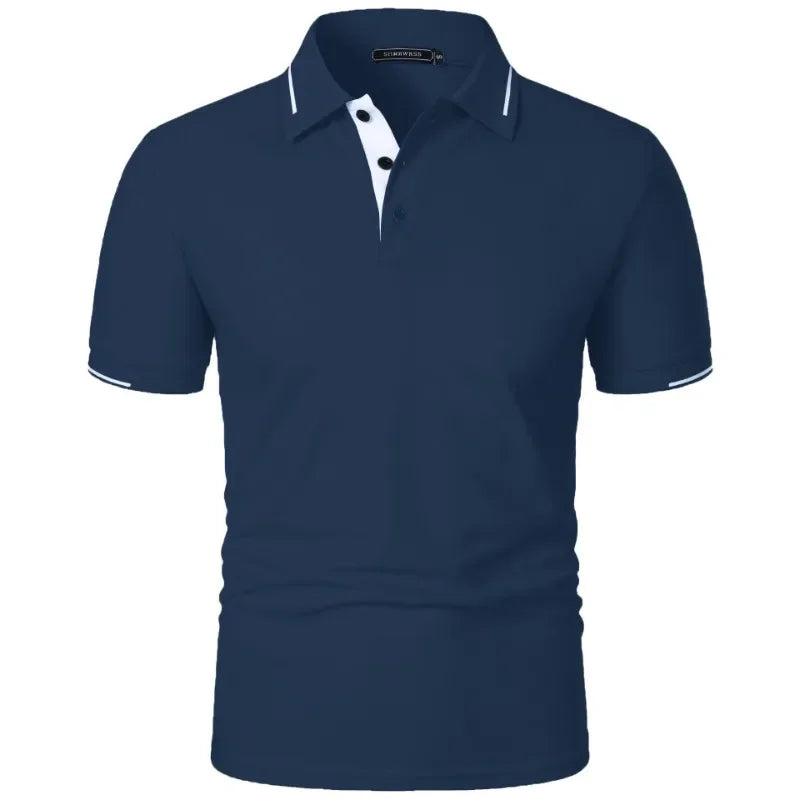 Herren Poloshirt POLO Shirt T-Shirt Kurzarm Zipper Hemd Fashion Polohemd NEU