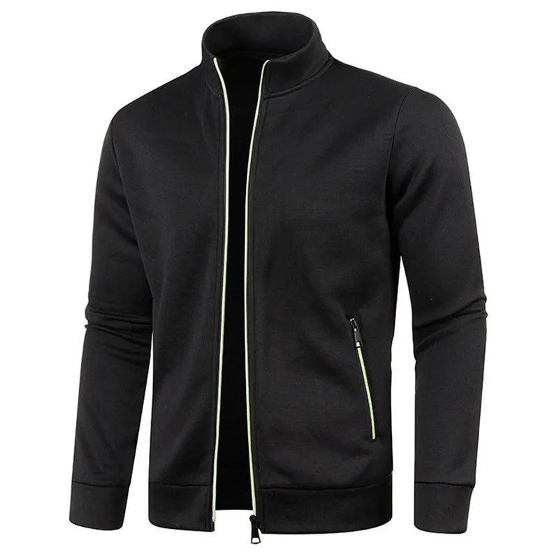 Herren Pullover Sweatshirt Troyer Pulli Sweater Stehkragen Zipper Langarmpulli