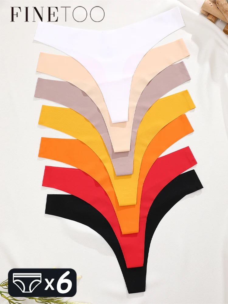 6Stk Frauen Spitze Tanga String Höschen Sexy Schlüpfer Slip Dessous Unterwäsche