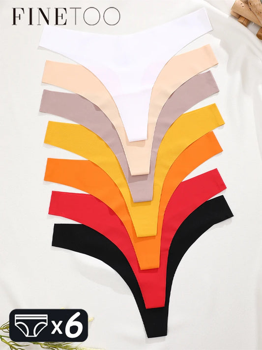 6Stk Frauen Spitze Tanga String Höschen Sexy Schlüpfer Slip Dessous Unterwäsche