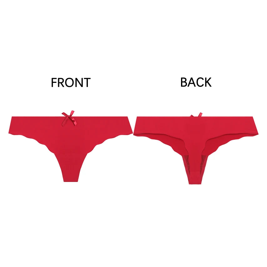 2Stk Frauen Tanga String Höschen Sexy Schlüpfer Slip Dessous Unterwäsche Panties