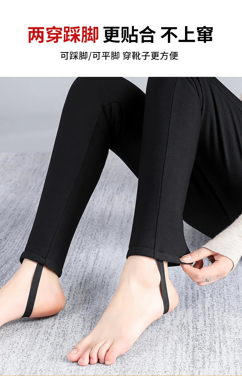 Frauen Hose Winter Leggins Warm Thermohose Innenfleece Leggings Strumpfhose