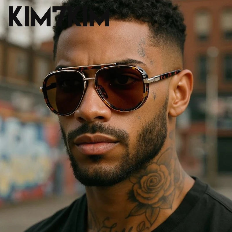 Damen Sonnenbrille Luxus Modische Herren Brille Vintage Pilotenbrille UV400