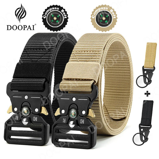 Herren Gürtel Armee Militär Military Belt Nylon Taktische Schnalle
