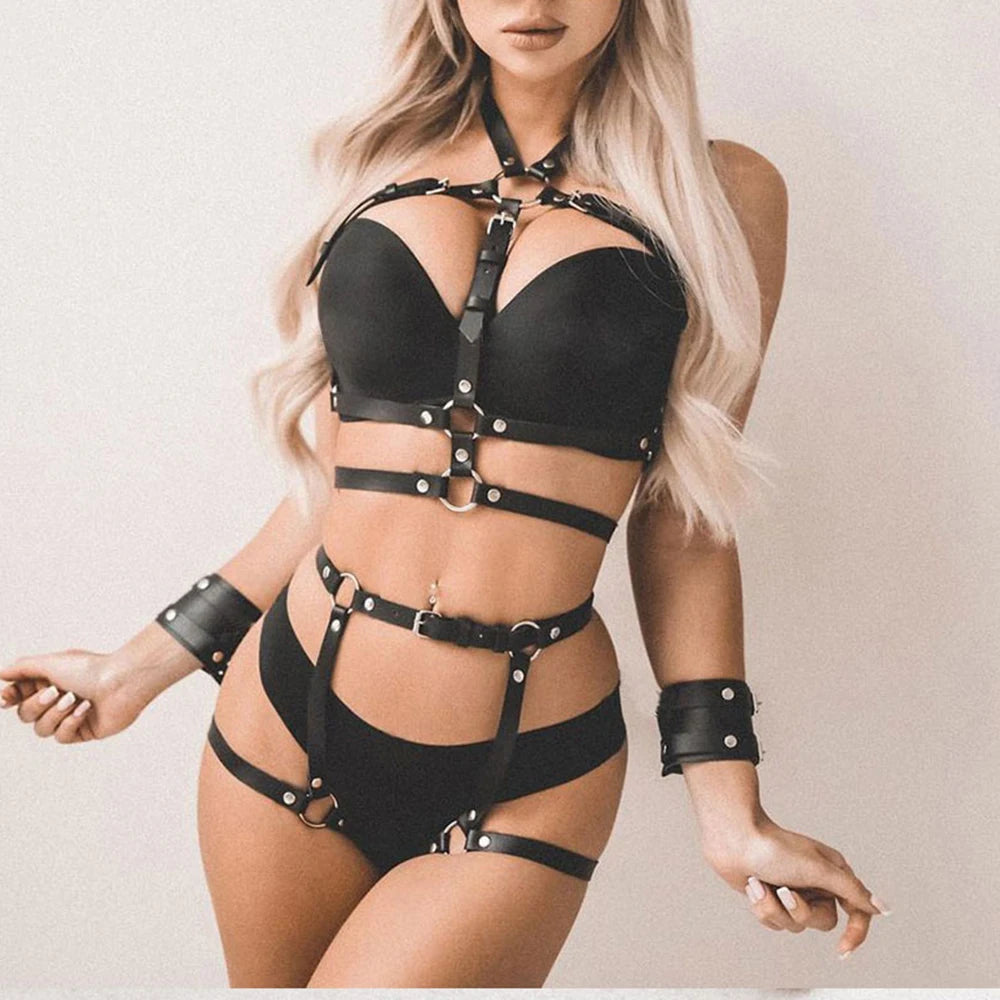 Intimo Lingerie Sexy Toy Bdsm Bondage Sadomaso Fetish Reggiseno a Catenelle Body