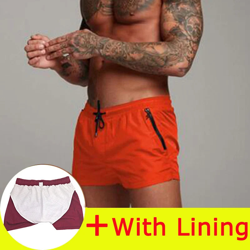 Herren Badehose Badeshort Kurze Hose Shorts Schwimmhose 100% Polyester NEU