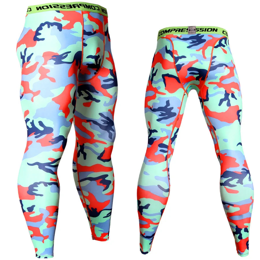 Herren Leggings Sporthose Jogginghose Trainingshose Lauf Hose Kompressionshose
