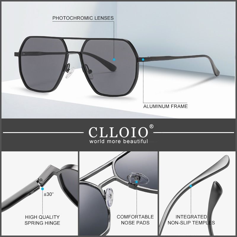 Designer Luxus Sonnenbrille Damen Herren Quadratische Übergröße Gläser Vintage