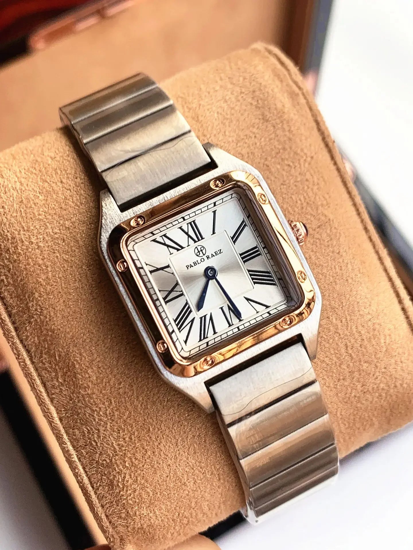 Damen Armbanduhr Armband Uhren Luxus Quarz Uhr Silber Gold Business Quarzuhr