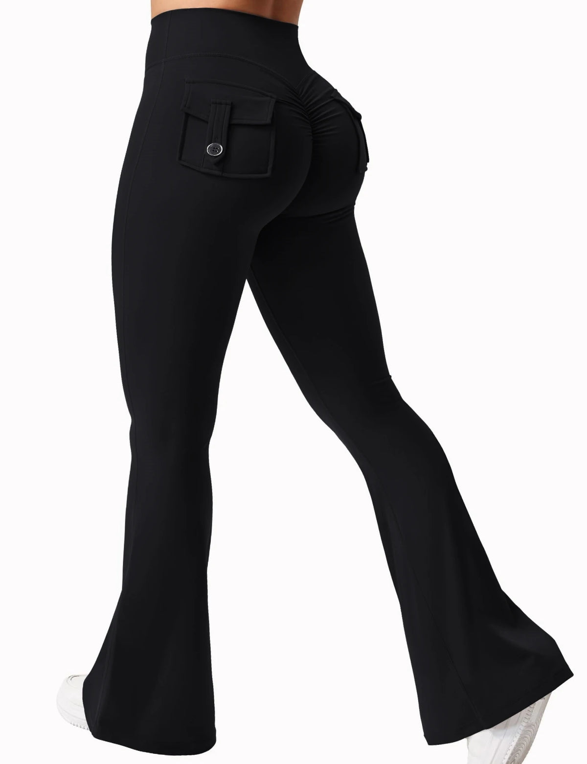 Leggins Donna Push up Vita Alta Pantaloni Sportivi Fitness Yoga Palestra Tuta