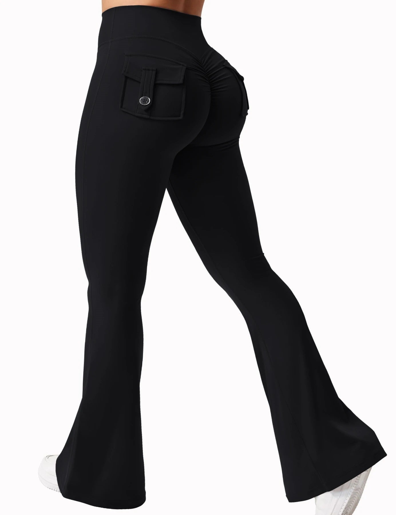 Leggins Donna Push up Vita Alta Pantaloni Sportivi Fitness Yoga Palestra Tuta
