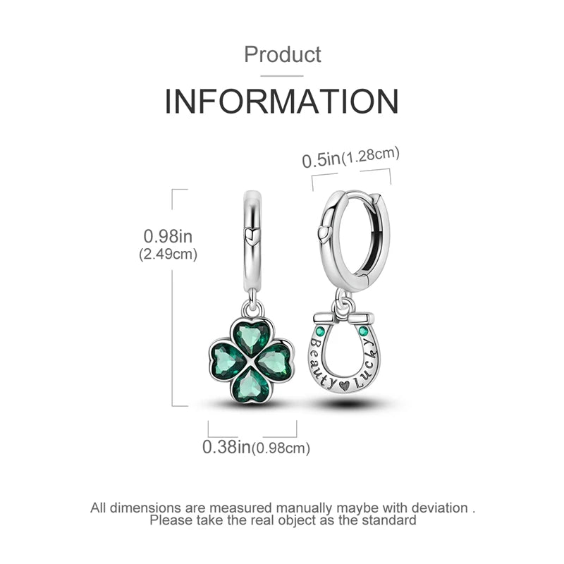 Orecchini a Cerchio in Argento 925 Sterling con Zirconi | Creole Brillantini