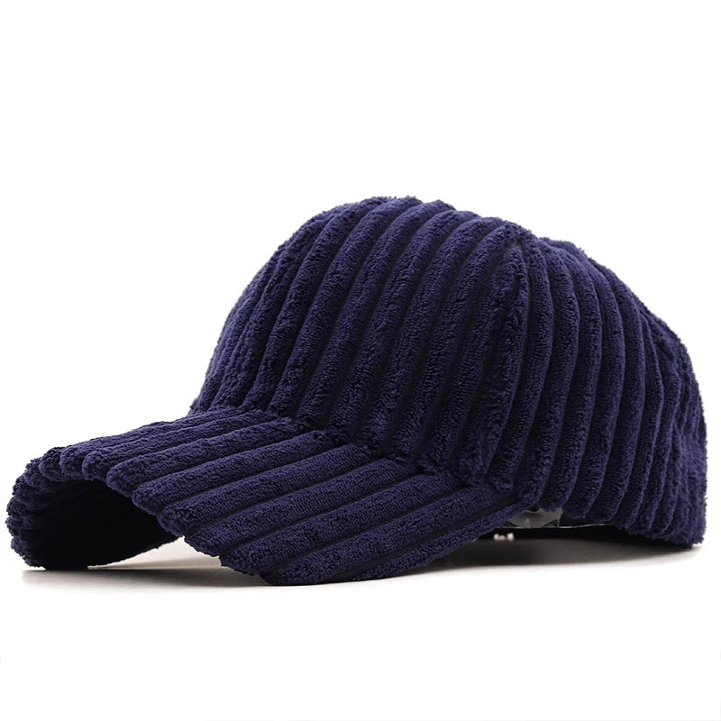 Basecap Baseball Cap Cord Look Mütze Kappe Männer Frauen Cappy Schirmmützen