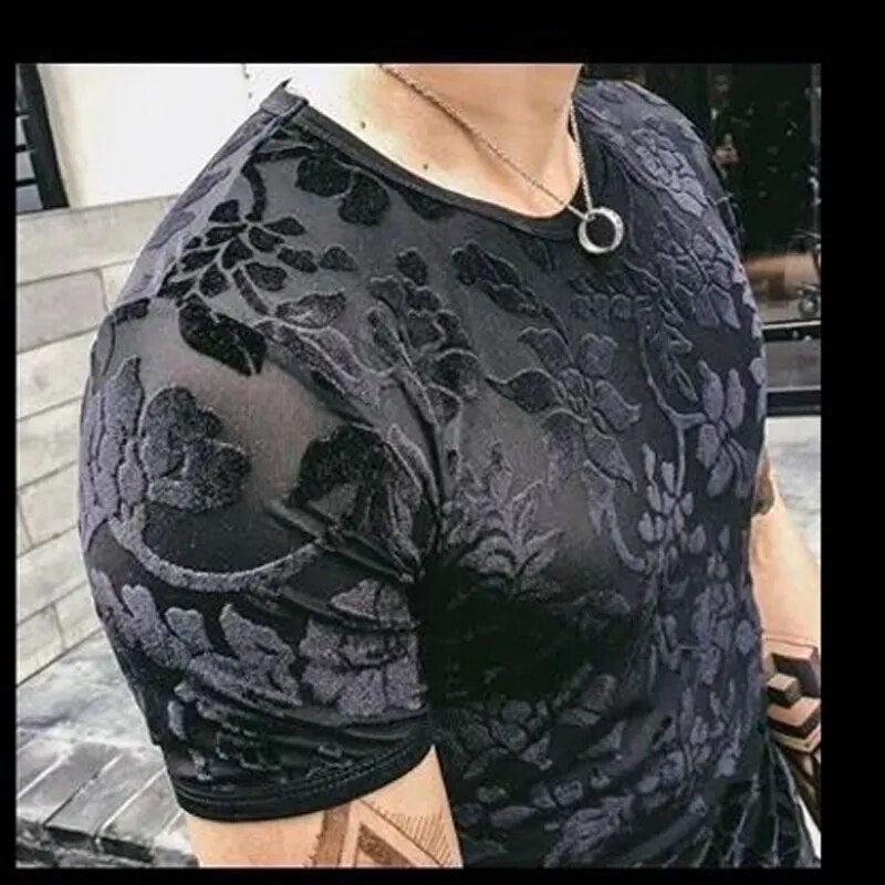 Fetisch Fashion Männer Sexy Bodysuits Herren Body Shirts Hemd Transparent Club