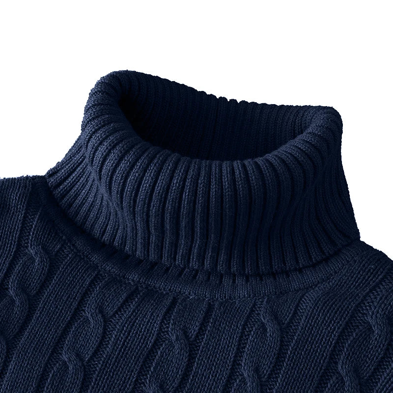Herren Rollkragen Pullover Sweatshirt Pulli Zipper Sweater Shirt Langarmshirt