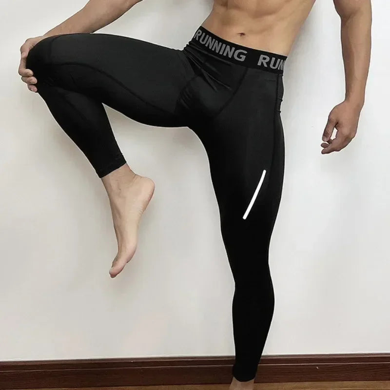 Herren Leggings Sporthose Jogginghose Trainingshose Lauf Hose Kompressionshose