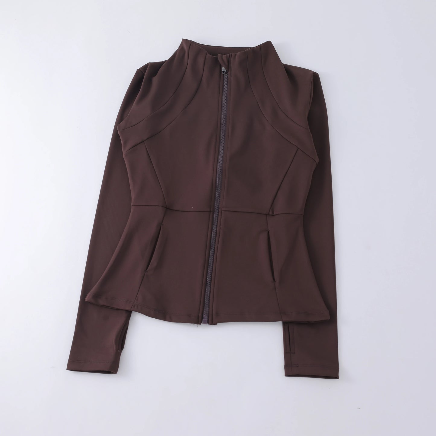Damen kurze Sportjacke Sweatshirt Fitness Gym Jacke Yogajacke Yoga Sportswear