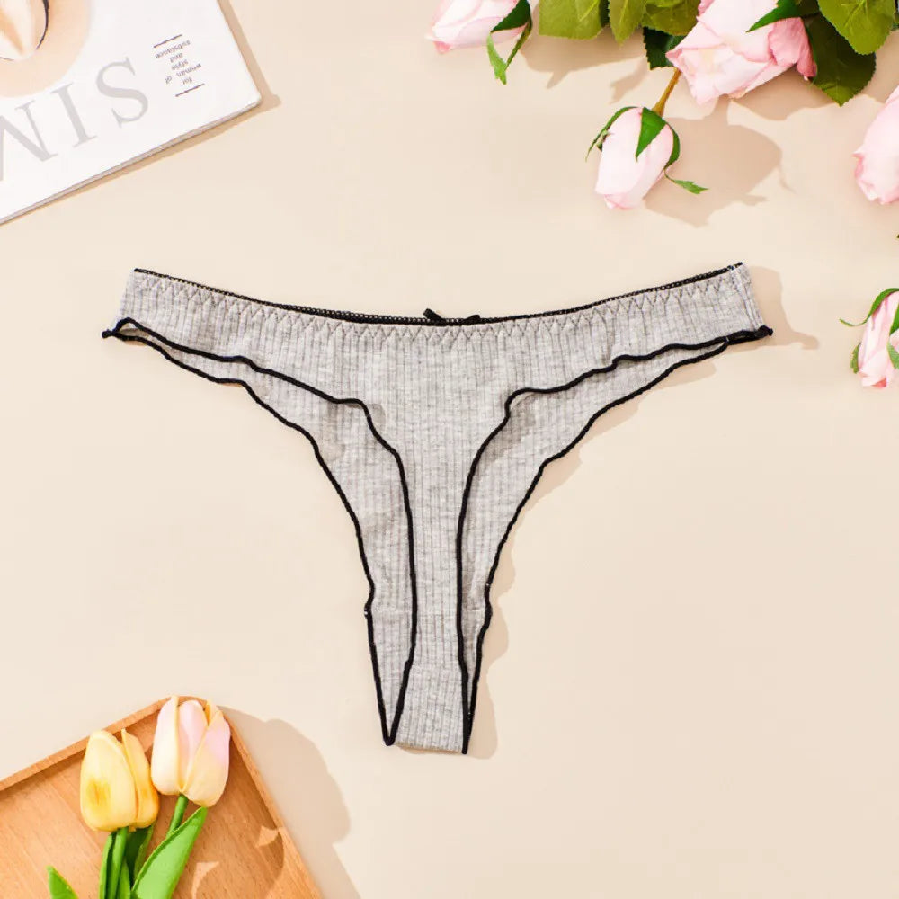 Frauen Tanga String Höschen Sexy Schlüpfer Slip Dessous Unterwäsche Panties