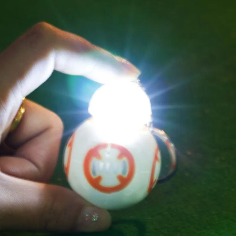 Schlüsselanhänger mit LED-Beleuchtung PVC Figur Spielzeug Schlüsselring Geschenk