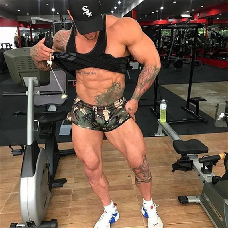 Fitness Shorts Kurze Sporthose Kurzhose Jogging Herren Trainingshose Sportshorts