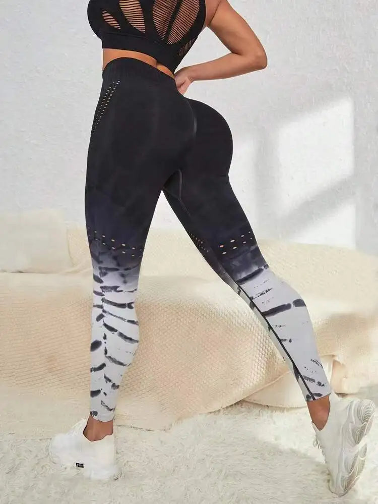Yoga Leggings Push Up Damen Sport Hose Fitness Gym Stretch Leggins Jogginghose