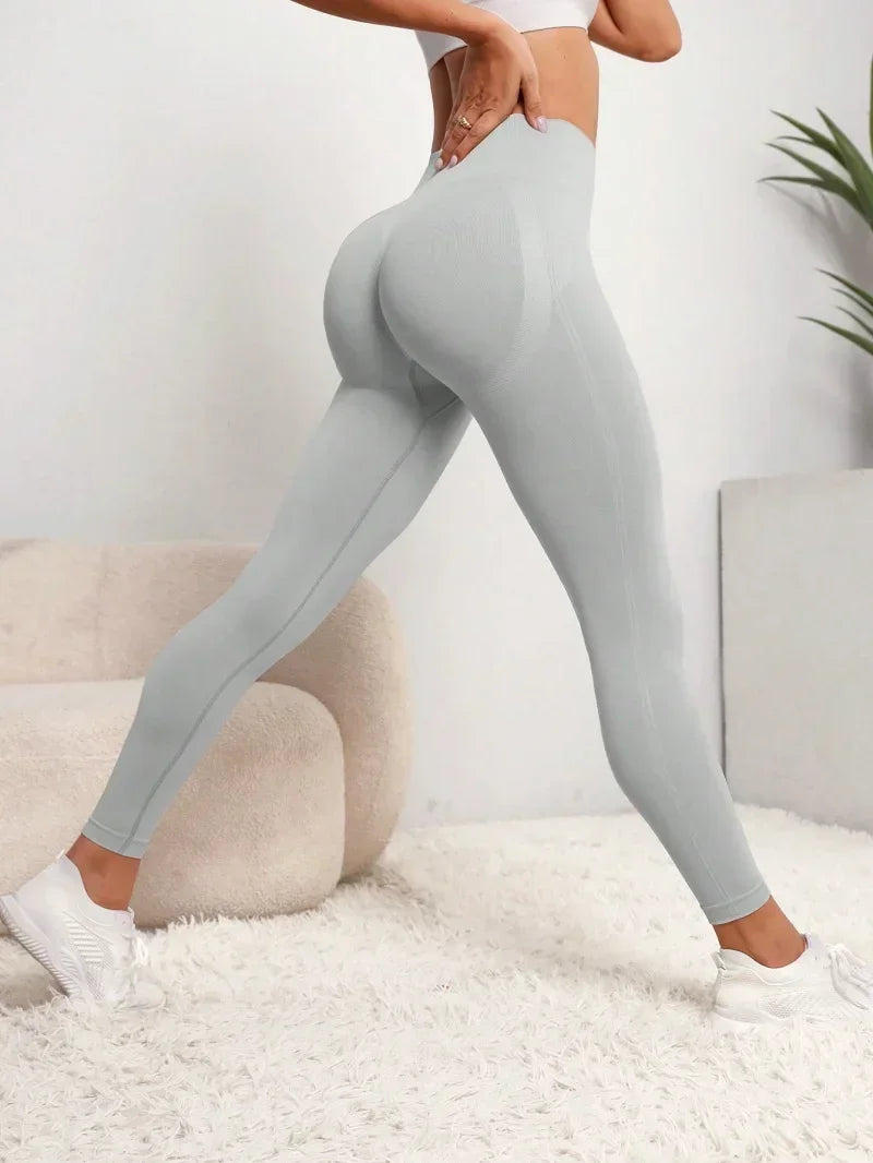 Yoga Leggings Push Up Damen Sport Hose Fitness Gym Stretch Leggins Jogginghose