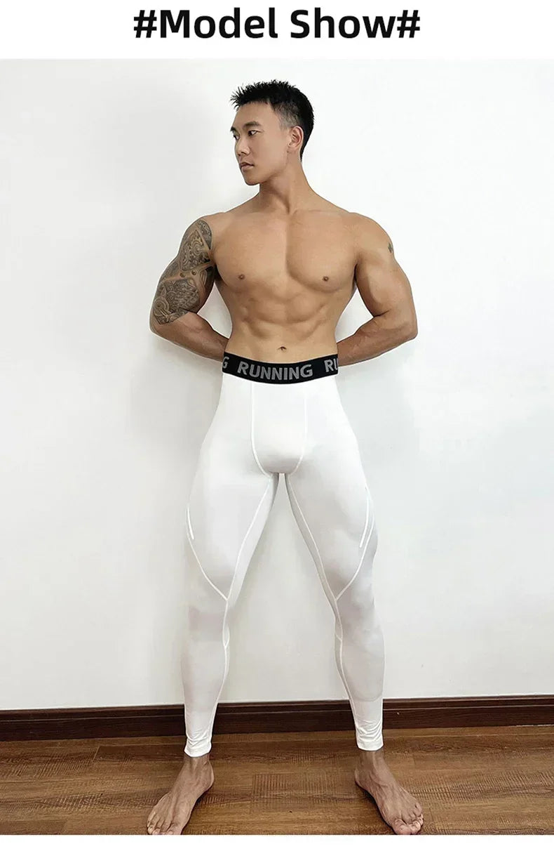 Herren Leggings Sporthose Jogginghose Trainingshose Lauf Hose Kompressionshose