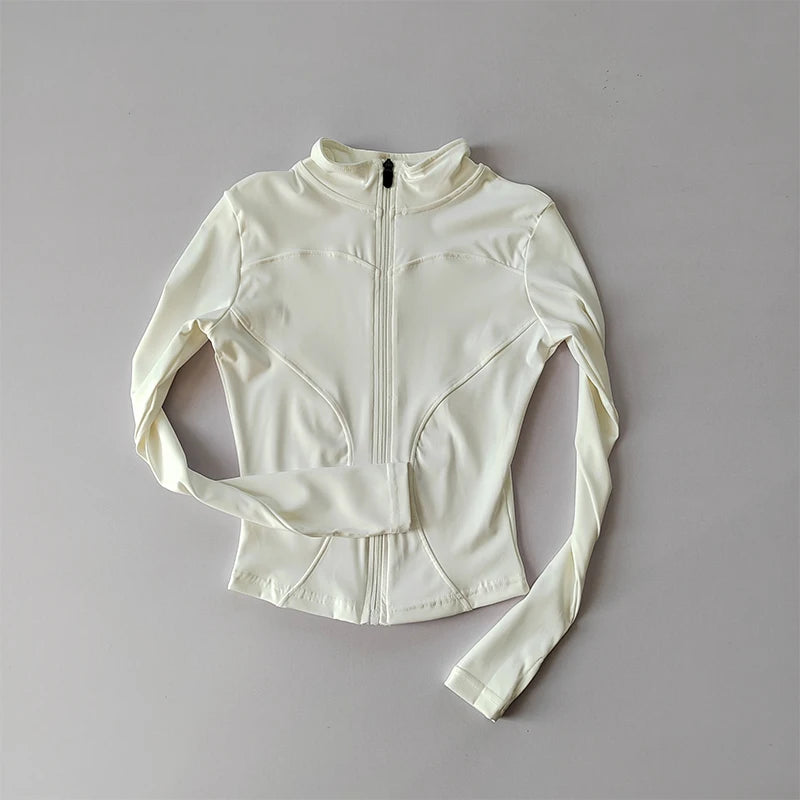 Damen Sportjacke Sweatshirt Fitness Gym Jacke Freizeitjacke Yoga Sportswear