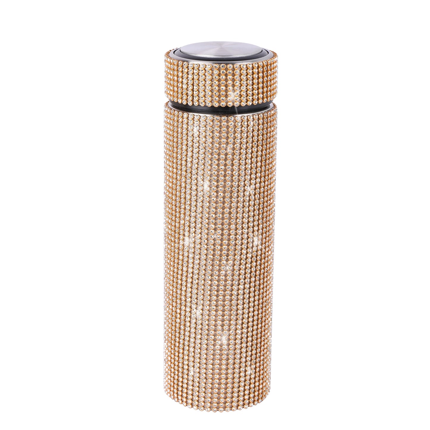Thermosflasche Edelstahl Isolierflasche Trinkflasche Strass Sportflasche 500ml