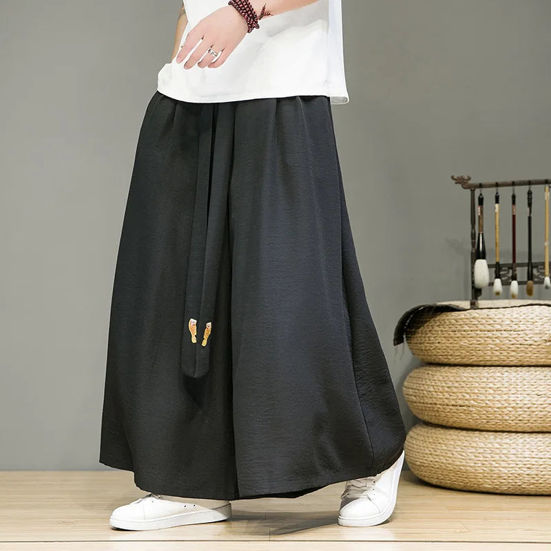 Männer Hose Haremshosen Pumphosen Pluderhosen Hosenrock Herrenrock Kilt Kimono