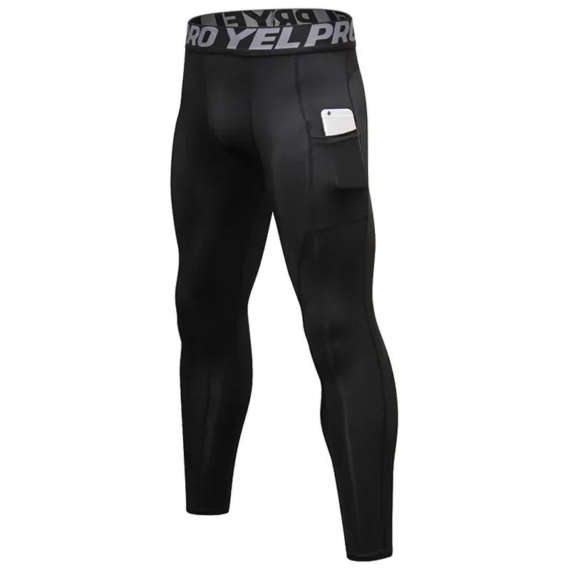 Herren Leggings Sporthose Jogginghose Trainingshose Lauf Hose Kompressionshose